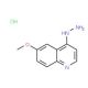 4-Hydrazino-6-methoxyquinoline hydrochloride (CAS 68500-39-0) - chemical structure image