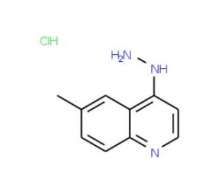 4-Hydrazino-6-methylquinoline hydrochloride (CAS 68500-33-4) - chemical structure image