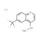 4-Hydrazino-6-trifluoromethylquinoline hydrochloride (CAS 1170816-62-2) - chemical structure image