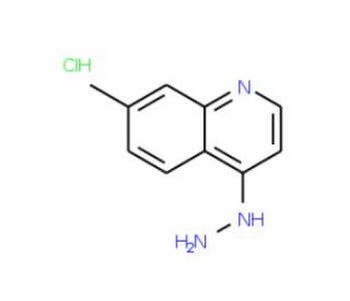 4-Hydrazino-7-methylquinoline hydrochloride (CAS 68500-38-9) - chemical structure image