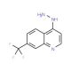 4-Hydrazino-7-(trifluoromethyl)quinoline - chemical structure image