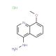 4-Hydrazino-8-methoxyquinoline hydrochloride (CAS 68500-36-7) - chemical structure image