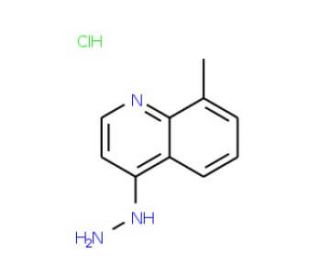 4-Hydrazino-8-methylquinoline hydrochloride (CAS 1172746-47-2) - chemical structure image