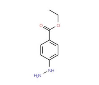 4-Hydrazino-benzoic acid ethyl ester (CAS 14685-90-6) - chemical structure image