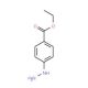 4-Hydrazino-benzoic acid ethyl ester (CAS 14685-90-6) - chemical structure image