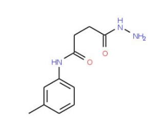 4-Hydrazino-N-(3-methylphenyl)-4-oxobutanamide - chemical structure image