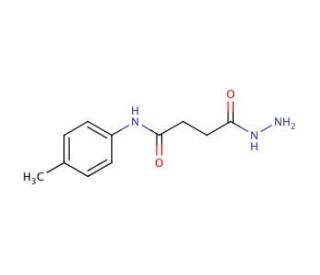 4-Hydrazino-N-(4-methylphenyl)-4-oxobutanamide - chemical structure image