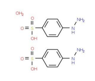 4-Hydrazinobenzenesulfonic acid hemihydrate (CAS 854689-07-9) - chemical structure image