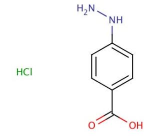4-Hydrazinobenzoic acid hydrochloride (CAS 24589-77-3) - chemical structure image