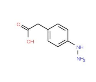 (4-Hydrazinophenyl)acetic acid (CAS 29519-77-5) - chemical structure image