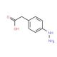 (4-Hydrazinophenyl)acetic acid (CAS 29519-77-5) - chemical structure image