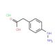 (4-Hydrazinophenyl)acetic acid hydrochloride - chemical structure image