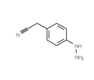 (4-Hydrazinophenyl)acetonitrile (CAS 57411-93-3) - chemical structure image