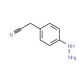 (4-Hydrazinophenyl)acetonitrile (CAS 57411-93-3) - chemical structure image