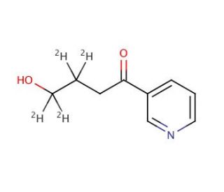4-Hydroxy-1-(3-pyridyl)-1-butanone (3,3,4,4-D4) (CAS 359435-75-9) - chemical structure image