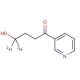 4-Hydroxy-1-(3-pyridyl)-1-butanone-4,4-d2 (CAS 154603-21-1) - chemical structure image
