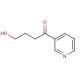 4-Hydroxy-1-(3-pyridyl)-1-butanone (CAS 59578-62-0) - chemical structure image