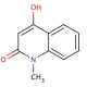 4-Hydroxy-1-methyl-2(1H)-quinolone (CAS 1677-46-9) - chemical structure image