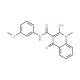4-Hydroxy-1-methyl-2-oxo-1,2-dihydro-quinoline-3-carboxylic acid (3-methoxy-phenyl)-amide - chemical structure image