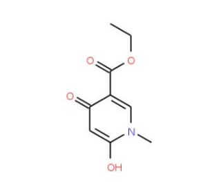 4-Hydroxy-1-methyl-6-oxo-1,6-dihydro-pyridine-3-carboxylic acid ethyl ester (CAS 853105-37-0) - chemical structure image