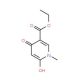4-Hydroxy-1-methyl-6-oxo-1,6-dihydro-pyridine-3-carboxylic acid ethyl ester (CAS 853105-37-0) - chemical structure image