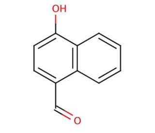 4-Hydroxy-1-naphthaldehyde (CAS 7770-45-8) - chemical structure image