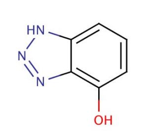 4-Hydroxy-1H-benzotriazole (CAS 26725-51-9) - chemical structure image