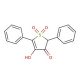 4-Hydroxy-2,5-diphenyl-3-thiophenone 1,1-dioxide (CAS 54714-10-2) - chemical structure image