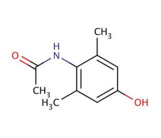 4-Hydroxy-2,6-dimethylacetanilide (CAS 6337-56-0) - chemical structure image