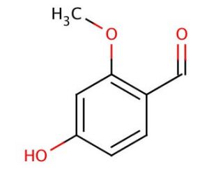 4-Hydroxy-2-methoxybenzaldehyde (CAS 18278-34-7) - chemical structure image