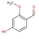 4-Hydroxy-2-methoxybenzaldehyde (CAS 18278-34-7) - chemical structure image