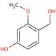 4-Hydroxy-2-methoxybenzyl alcohol - chemical structure image