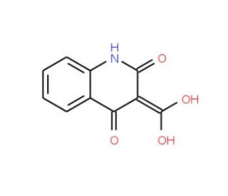 4-Hydroxy-2-oxo-1,2-dihydro-quinoline-3-carboxylic acid - chemical structure image