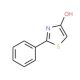 4-Hydroxy-2-phenyl-1,3-thiazole (CAS 827-45-2) - chemical structure image