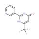 4-Hydroxy-2-(pyrid-3-yl)-6-trifluoromethylpyrimidine - chemical structure image