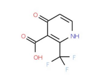 4-Hydroxy-2-(trifluoromethyl)nicotinic acid - chemical structure image