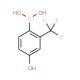 4-Hydroxy-2-(trifluoromethyl)phenylboronic acid (CAS 943918-05-6) - chemical structure image