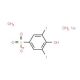 Estrutura molecular do 4-Hydroxy-3,5-diiodobenzenesufonic Acid Dihydrate, Sodium Salt, Número CAS: 6160-10-7 4-Hydroxy-3,5-diiodobenzenesufonic Acid Dihydrate, Sodium Salt (CAS 6160-10-7) - chemical structure image