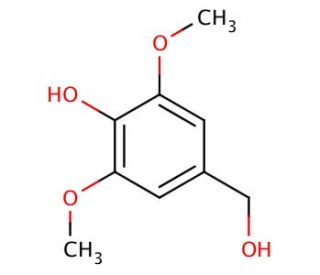 4-Hydroxy-3,5-dimethoxybenzyl alcohol (CAS 530-56-3) - chemical structure image