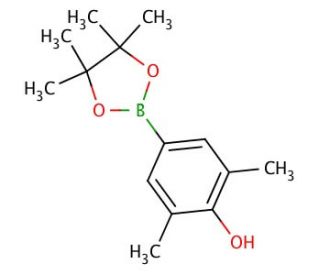 4-Hydroxy-3,5-dimethylphenylboronic acid pinacol ester (CAS 269410-25-5) - chemical structure image