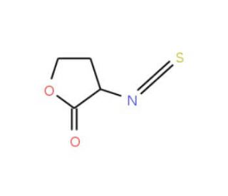 4-Hydroxy-3-isothiocyanatobutyric acid lactone (CAS 61315-63-7) - chemical structure image