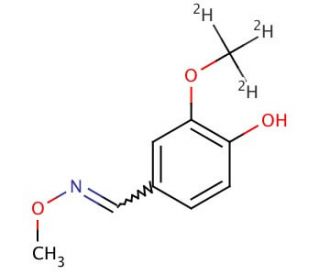 4-Hydroxy-3-methoxy-d3-benzaldehyde O-Methyloxime - chemical structure image