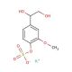 4-Hydroxy-3-methoxyphenylglycol sulfate potassium salt (CAS 71324-20-4) - chemical structure image