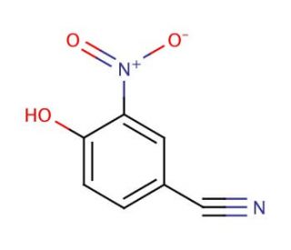 4-Hydroxy-3-nitrobenzonitrile (CAS 3272-08-0) - chemical structure image