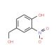 4-Hydroxy-3-nitrobenzyl alcohol (CAS 41833-13-0) - chemical structure image