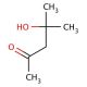 4-Hydroxy-4-methyl-2-pentanone (CAS 123-42-2) - chemical structure image
