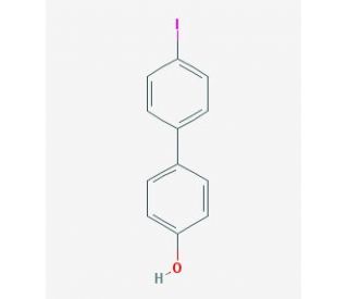 4-Hydroxy-4&prime;-iodobiphenyl (CAS 29558-78-9) - chemical structure image