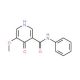 4-Hydroxy-5-methoxy-N-phenylnicotinamide (CAS 1087659-18-4) - chemical structure image