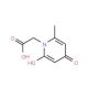 (4-Hydroxy-6-methyl-2-oxo-2H-pyridin-1-yl)-acetic acid - chemical structure image