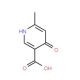 4-Hydroxy-6-methyl-nicotinic acid (CAS 67367-33-3) - chemical structure image